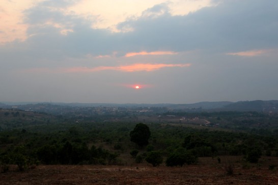 夕日の見える丘