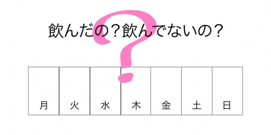 空のまま放っておくと薬を飲んだかどうかが分からなくなる