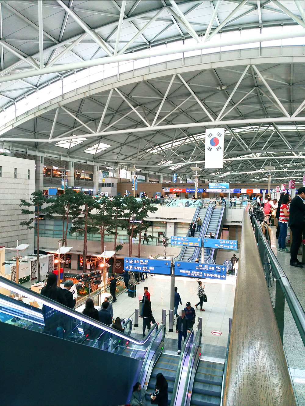 仁川国際空港の3階