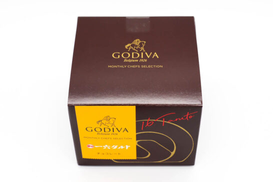 ゴディバ一六タルトチョコレートのパッケージ