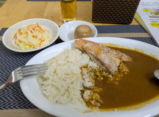 極 カレーとトッピング