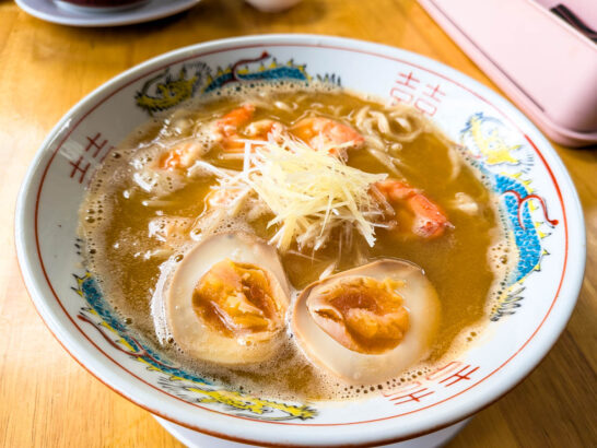 エビ出汁鶏白湯ラーメン