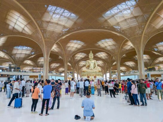 テチョ国際空港のメインスポット